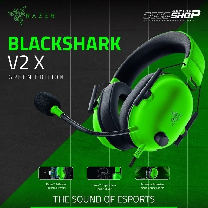 Razer Blackshark v2 x Оригинал Проводные Игровые Наушники — фото 7