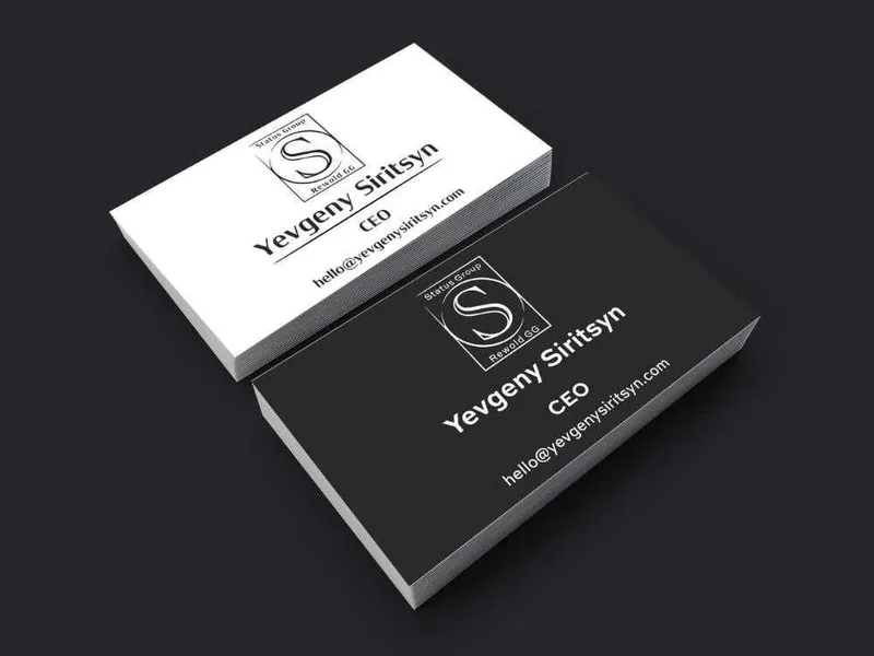 Vizitka — Premium 300gsm qog'oz, arzon narxda — фото 4