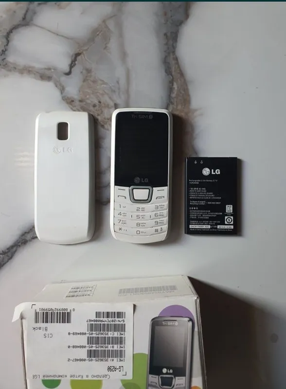 LG A290 легенда,3 sim, imei зарегистрирован 4