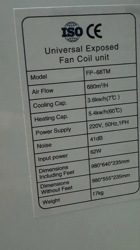 Фанкойл 2.7-6.8kw, fankoyl optom narxda birinchi qoldan Warmix kafolat 3 Фанкойл 2.7-6.8kw, fankoyl optom narxda birinchi qoldan Warmix kafolat 3