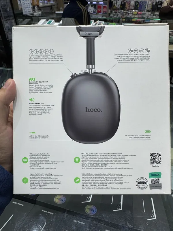 Hoco Airpods max w55 plus ANC гаратия доставка — фото 1