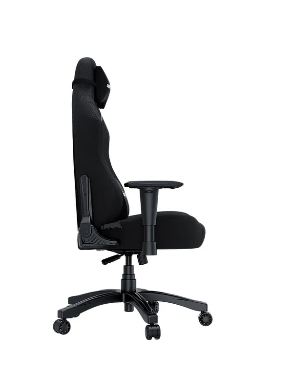 Игровое кресло Anda Seat Luna Pro с подголовником, Black Fabric (обивка DuraXtra) — фото 7