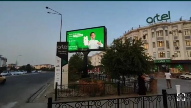 Led ekranda reklam Farĝona/Реклама на лед экранах /Маниторда реклама. — фото 3