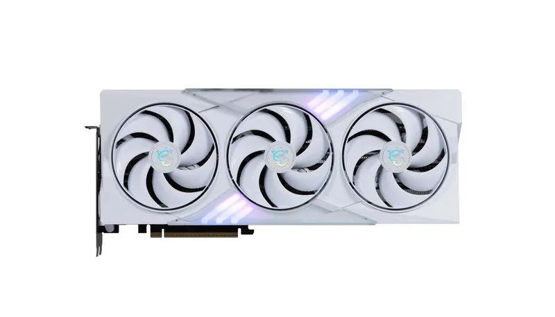 - Видеокарта MSI RTX 5080 GAMING TRIO WHITE 16GB (912-V531-050) 1 - Видеокарта MSI RTX 5080 GAMING TRIO WHITE 16GB (912-V531-050) 1