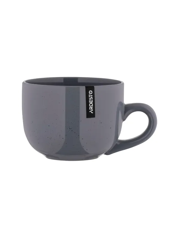 Ardesto Bagheria AR2648GREY krujka, keramika, 480 ml, kulrang, choy va qahva uchun 4 Ardesto Bagheria AR2648GREY krujka, keramika, 480 ml, kulrang, choy va qahva uchun 4