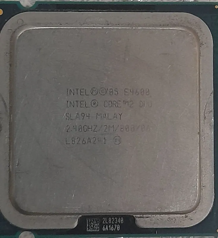 Intel core 2 duo E4600