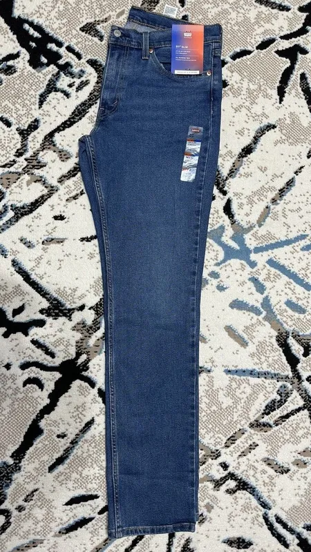 Джинсы Levi's 511 slim stretch fit.-34/34. — фото 5