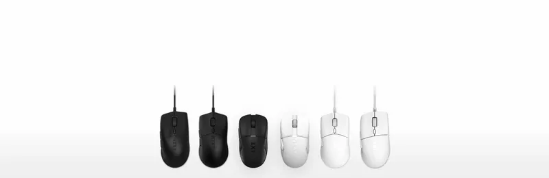 Gaming Mouse - NZXT Lift 2 Symm Black / White Игровая проводная мышка