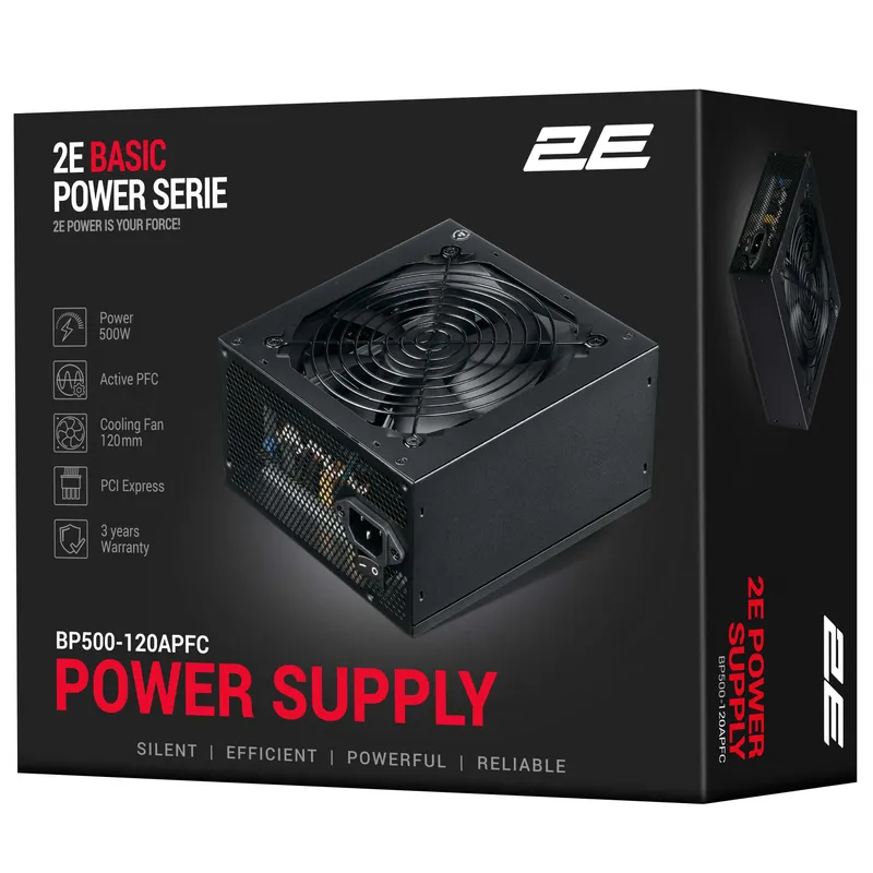 Блок питания 2E Basic Power 500W 1 Блок питания 2E Basic Power 500W 1