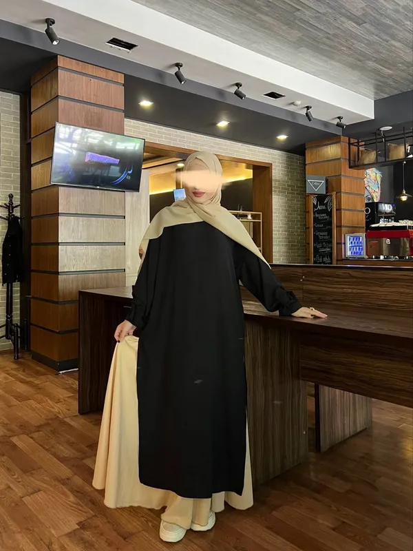 Abaya,yupka,sharf uchtasi birda