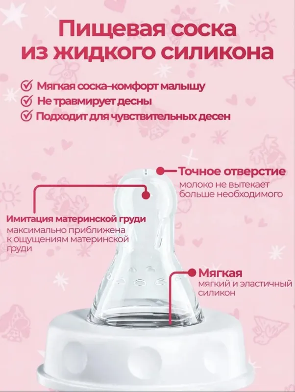 Детская бутылочка антиколиковая — фото 2 Детская бутылочка антиколиковая — фото 2
