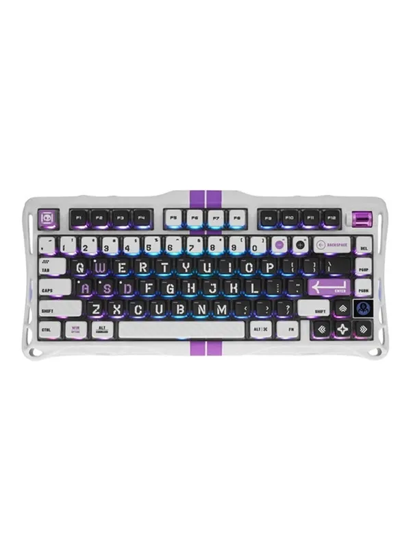 Игровая клавиатура Gravastar Mercury V75, магнитные переключатели, 80 клавиш, RGB подсветка, серый