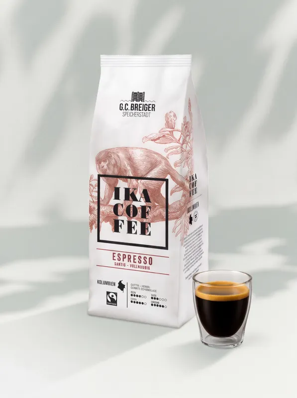 G.C Breiger IKA Coffee Espresso Donador qahva 500 g 2