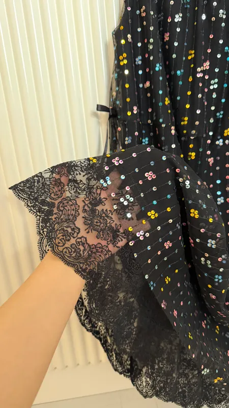 Платье ZARA с паетками 3
