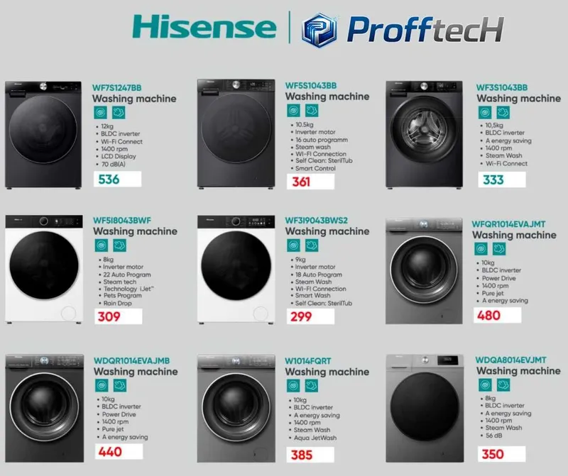 Стиральная машина HISENSE Кир машина есть все модели