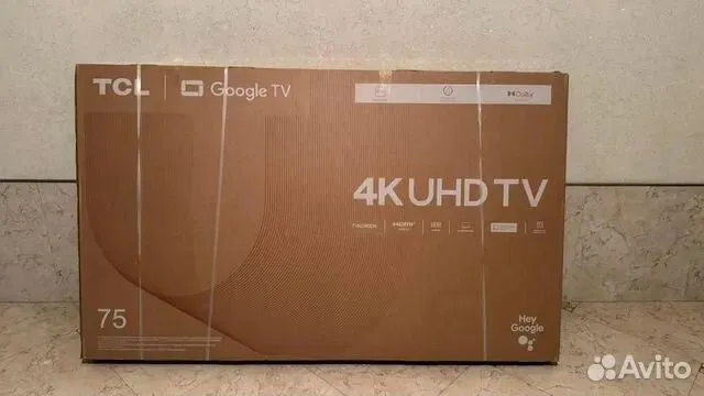 Телевизор TCL 75 4K UHD SMART Google tv бесплатная доставка — фото 1