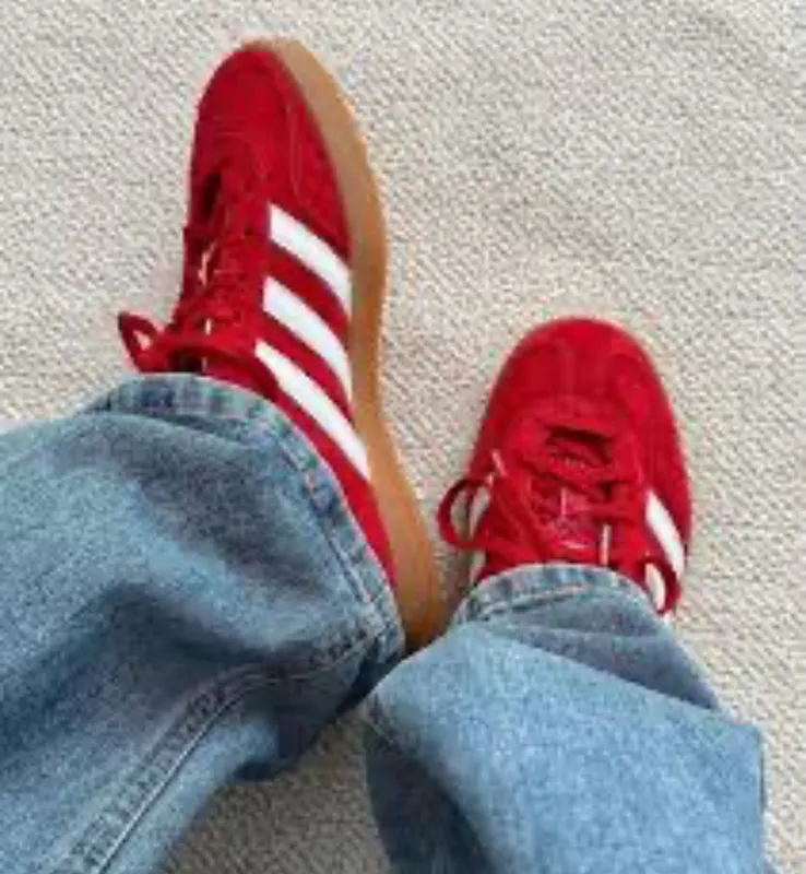 Adidas Red Suede