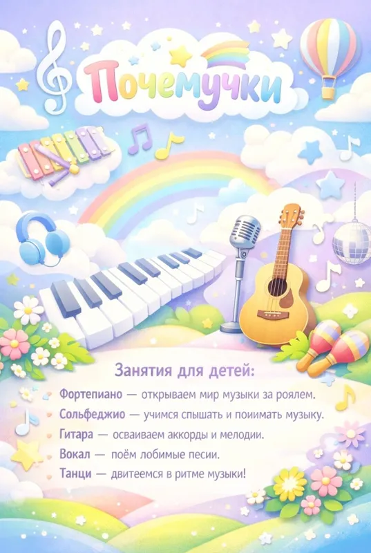 Музыкальный кружок для малышей