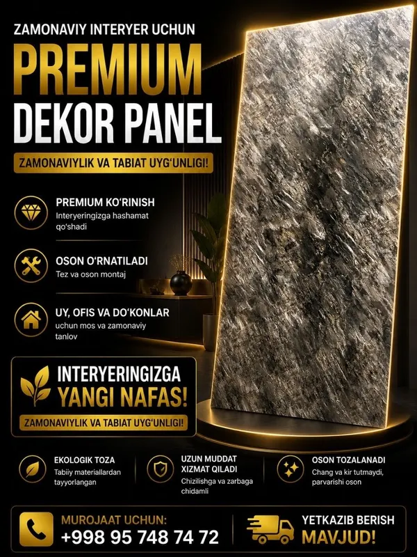 Bambuk panel | Zamonaviy ichki bezaklar | 3