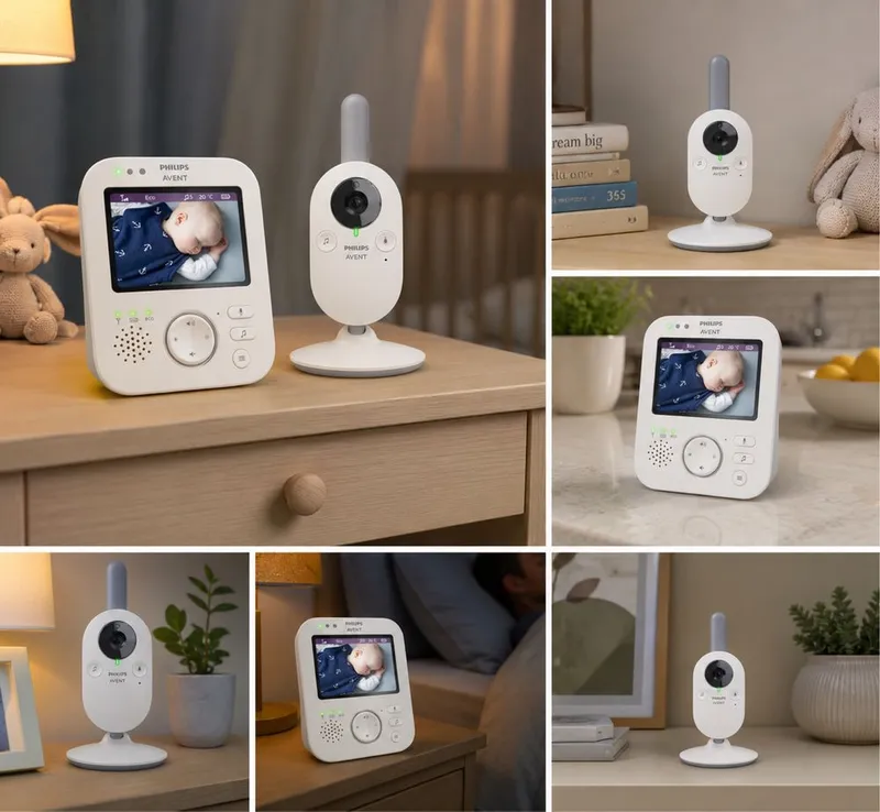 Видеоняня Радионяня Philips Avent SCD 843 Premium quality 6