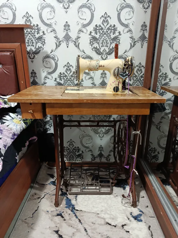 Швейная машина. Аяк тигиу машинасы 1 Швейная машина. Аяк тигиу машинасы 1