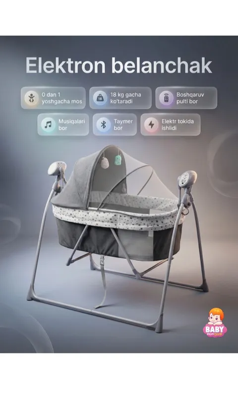 chaqaloqlar uchun "baby care" elektron beshik — фото 6