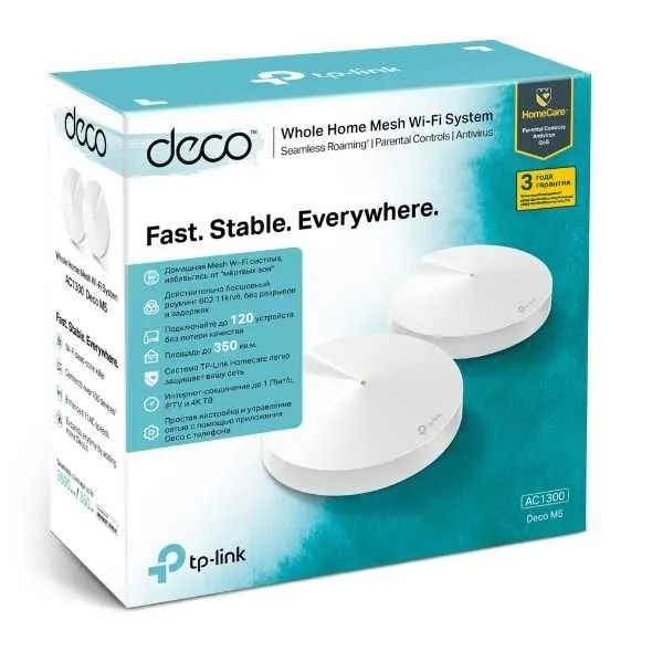 Tp Link DECO M5 2-pack Mesh-система AC1300 | в РАССРОЧКУ (UZUM NASIYA) 1