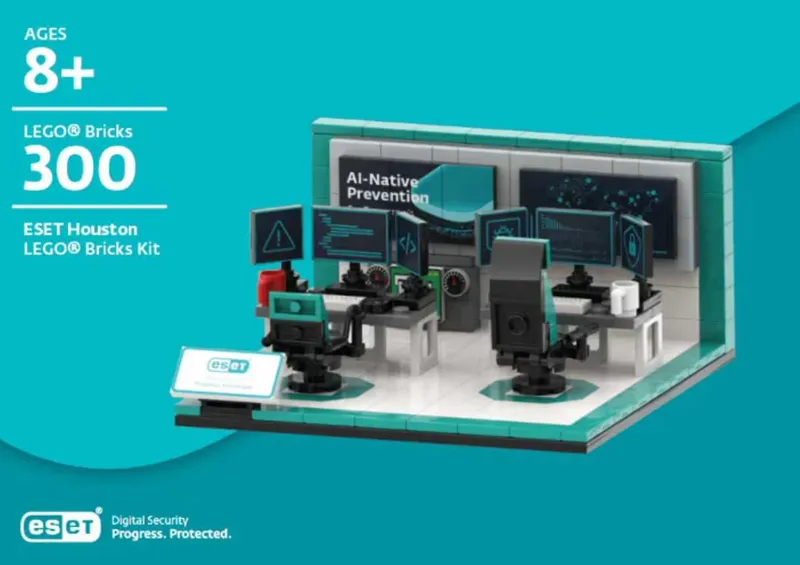 Набор Lego ESET Houston, 300 деталей, коллекционный 1 Набор Lego ESET Houston, 300 деталей, коллекционный 1