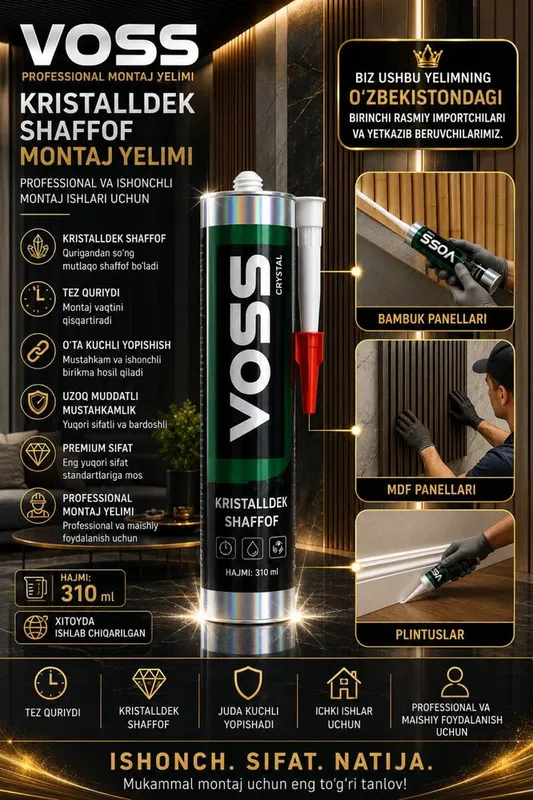 VOSS kley , Banbuk panel, Decor panel , Mdf panel , plintus , mdf plin 1