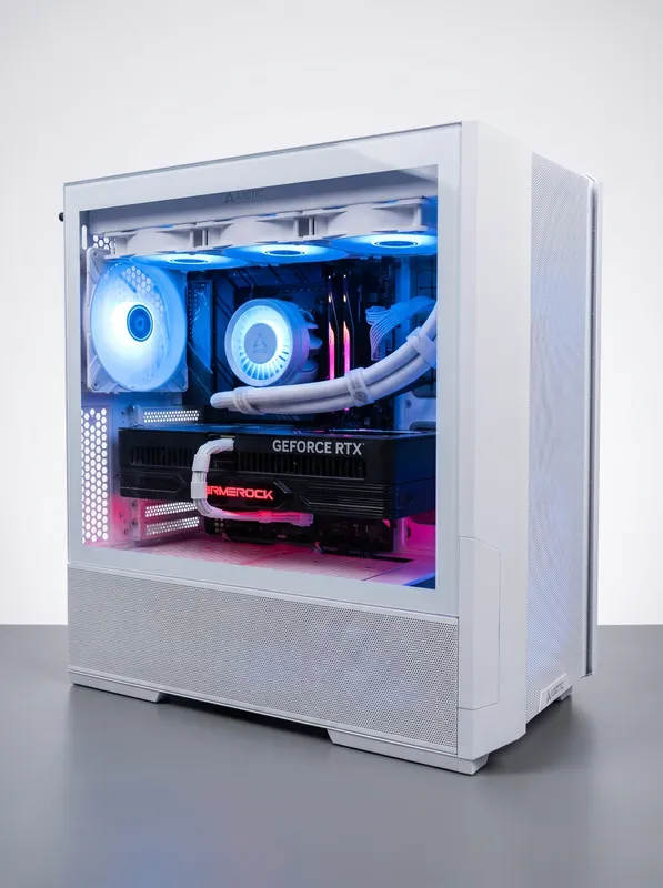 Игровой ПК Ryzen 7800X3D  RTX 5070Ti Монитор 180Гц