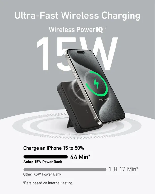 Anker Power Bank MagGo 10000mAh 15W Portable Charger A1654 — фото 1