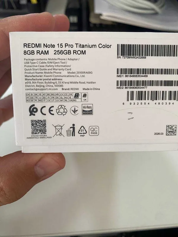 Продаю Redmi Note 15pro 5 Продаю Redmi Note 15pro 5