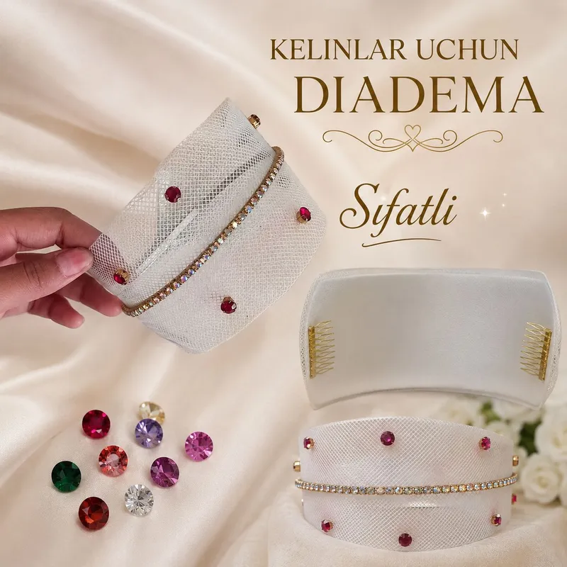 Kelinlar uchun diadema