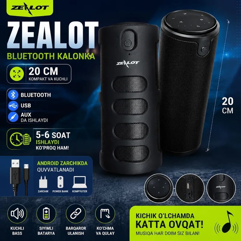 ZEALOT•Bluetooth kalonka