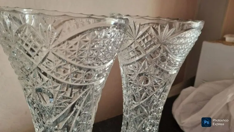 Xrustal vazalar, Yangi sovetcha, 2 dona 2 Xrustal vazalar, Yangi sovetcha, 2 dona 2