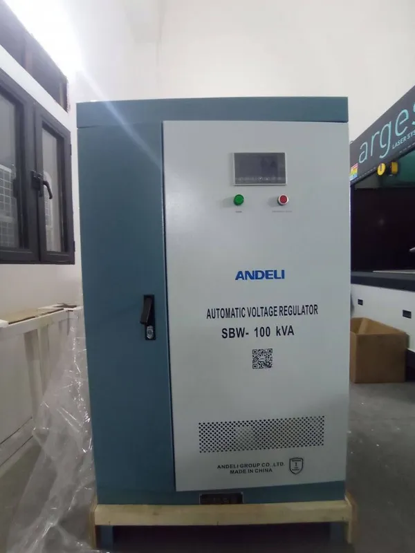 ANDeli 100 kVA turbo stabilizator | 3 faza | Katta yuklama uchun