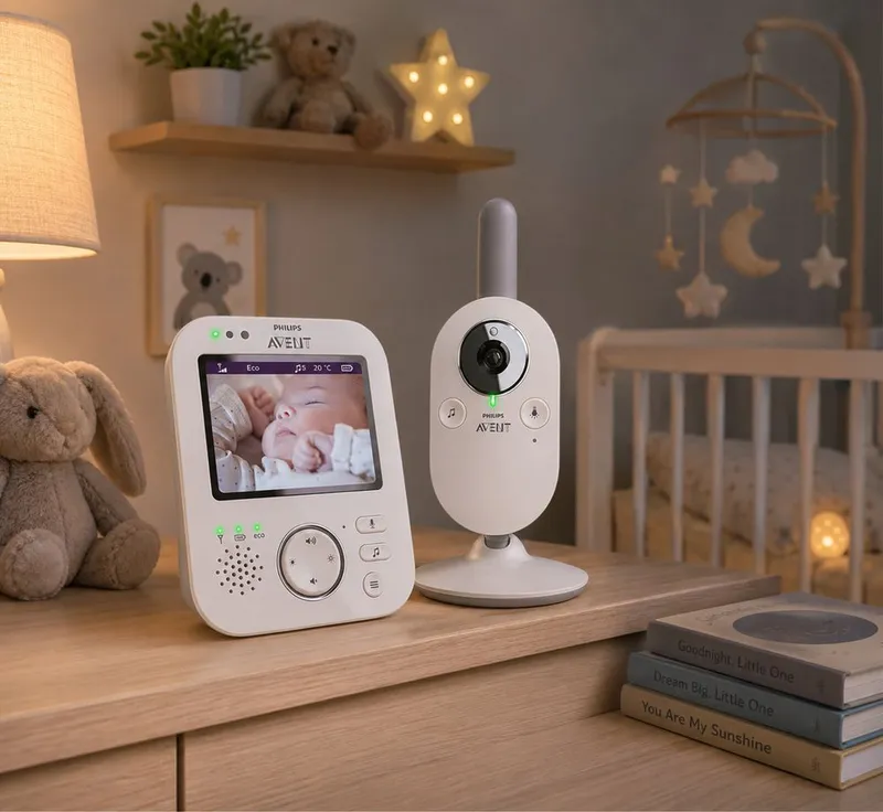 Видеоняня Радионяня Philips Avent SCD 843 Premium quality 5