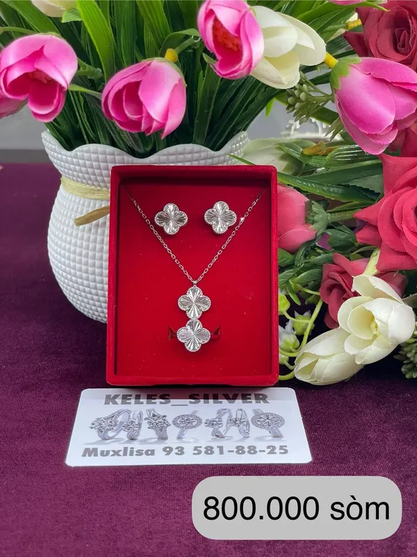 Kamplekt turkiya kumushi 925