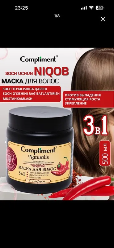 Sochlaringiz sogʻlomligi uchun albatta harid qiling 1