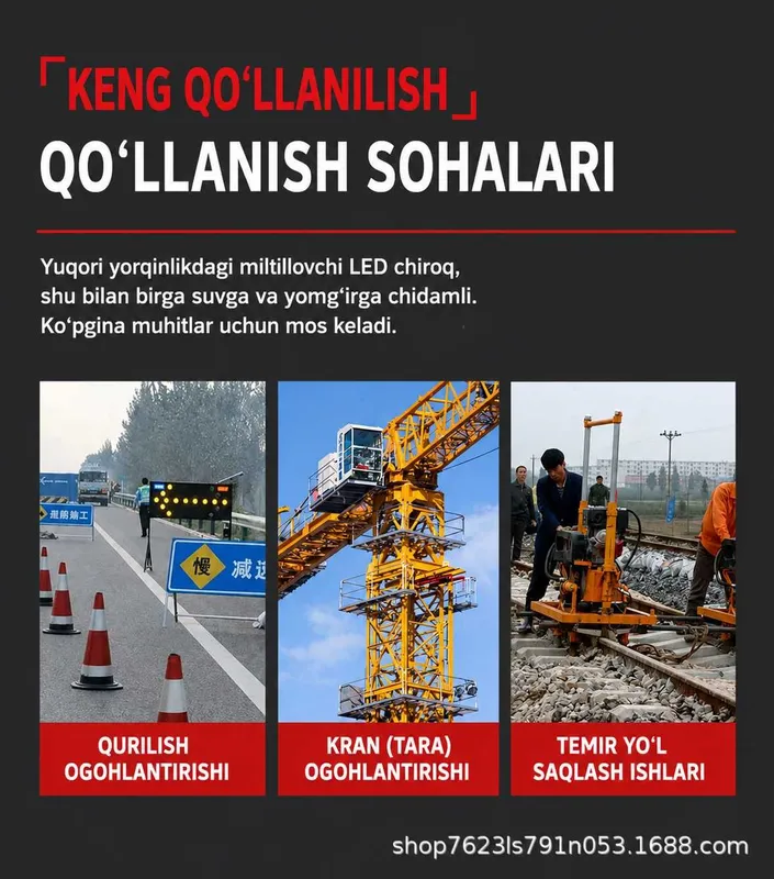 Kran uchun LED chiroq migalka 4
