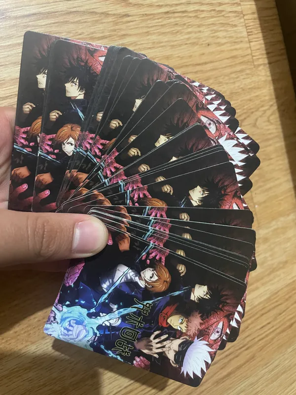 Jui jutsu kaisen Anime rasmli karta kolleksiya