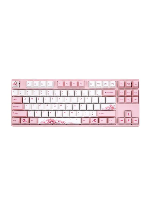 Клавиатура Varmilo "Sakura" VEM87 (механическая), USB, 87 клавиш, розовая, EC V2 Rose 3 Клавиатура Varmilo "Sakura" VEM87 (механическая), USB, 87 клавиш, розовая, EC V2 Rose 3