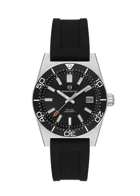 Часы дайвер Series Tacchini Dive-Star - Оригинал, Кварц, 200м, Италия — фото 4