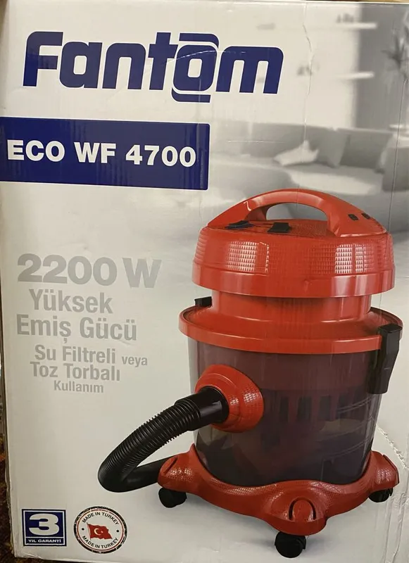Пылесос Fantom Turkey черный цвет новый доставка бесплатная