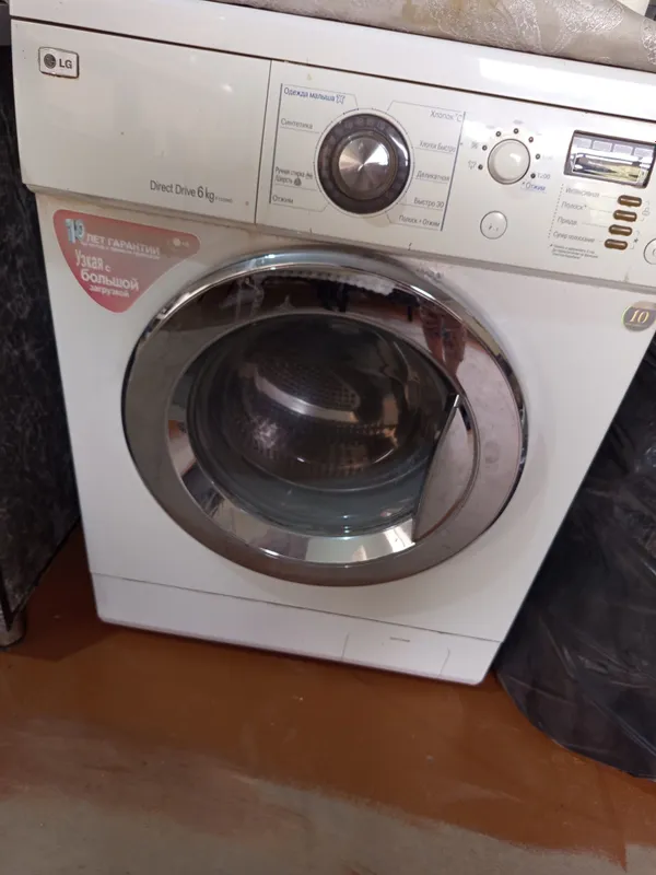 Avtomat stralni mashinka sotiladi LG 6 kg holati yaxshi ishlaydi — фото 2