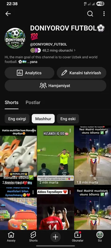 Youtube kanal Noutbookga abmen qilinadi — фото 2