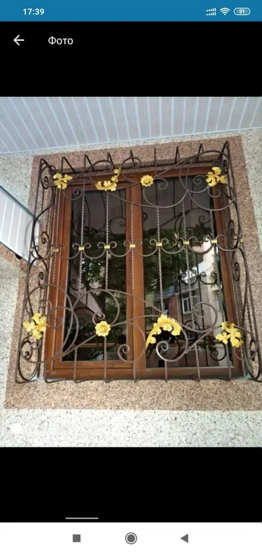 Решетки на окна железные — фото 1