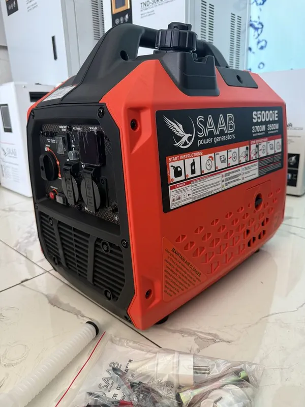 3.5 кВт генератор бесшумный инверторли SAAB generator 220W optom arzon