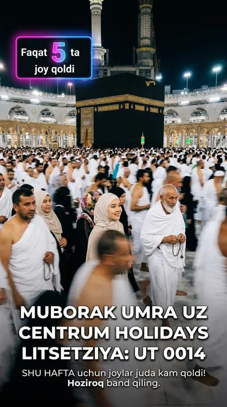 Centrum Holidays Билет Умра Yunusobod Ziyorat Muborak Umra Tur Paket 5 Centrum Holidays Билет Умра Yunusobod Ziyorat Muborak Umra Tur Paket 5