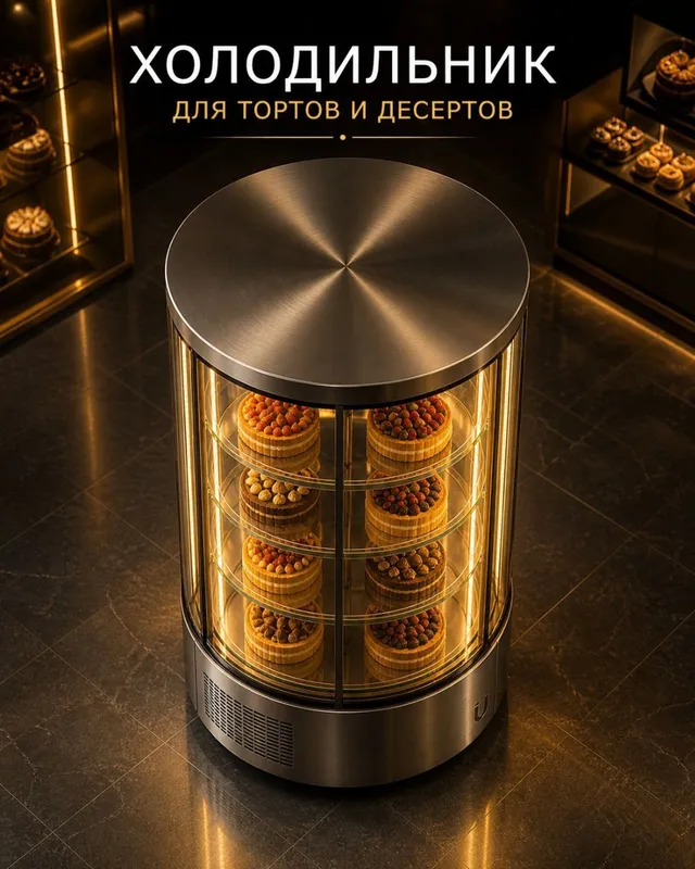 Холодильные витрины для десертов, мяса и овощей | Премиум к — фото 1